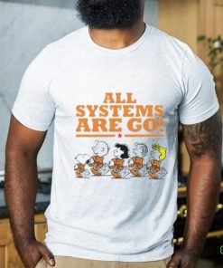 Snoopy Peanuts NASA all systems are go shirt