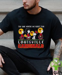 Snoopy Peanuts The One Where We Root For Louisville Cardinals Shirt