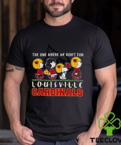 Snoopy Peanuts The One Where We Root For Louisville Cardinals Shirt