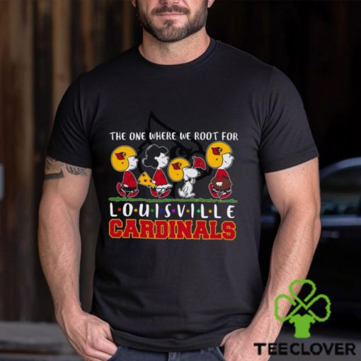 Snoopy Peanuts The One Where We Root For Louisville Cardinals Shirt