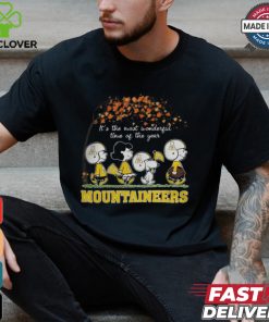 Snoopy Peanuts X Appalachian State Mountaineers Fall It'S The Most Beautiful Time Of The Year Shirt