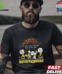 Snoopy Peanuts X Appalachian State Mountaineers Fall It'S The Most Beautiful Time Of The Year Shirt