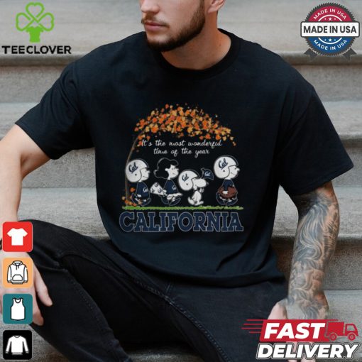 Snoopy Peanuts X California Golden Bears Fall It’S The Most Beautiful Time Of The Year Shirt