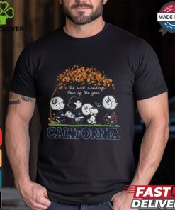 Snoopy Peanuts X California Golden Bears Fall It'S The Most Beautiful Time Of The Year Shirt