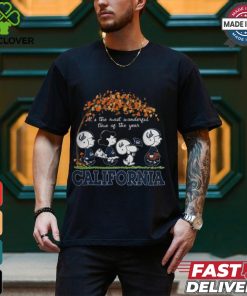 Snoopy Peanuts X California Golden Bears Fall It'S The Most Beautiful Time Of The Year Shirt