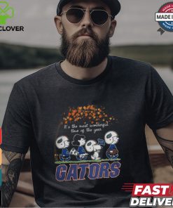 Snoopy Peanuts X Florida Gators Fall It'S The Most Beautiful Time Of The Year Shirt