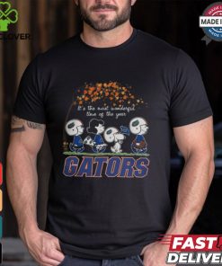 Snoopy Peanuts X Florida Gators Fall It'S The Most Beautiful Time Of The Year Shirt