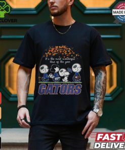 Snoopy Peanuts X Florida Gators Fall It'S The Most Beautiful Time Of The Year Shirt