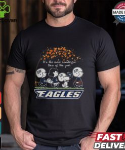 Snoopy Peanuts X Georgia Southern Eagles Fall It'S The Most Beautiful Time Of The Year Shirt