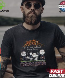 Snoopy Peanuts X Virginia Cavaliers Fall It'S The Most Beautiful Time Of The Year Shirt