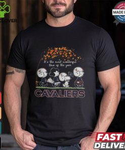 Snoopy Peanuts X Virginia Cavaliers Fall It'S The Most Beautiful Time Of The Year Shirt