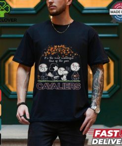 Snoopy Peanuts X Virginia Cavaliers Fall It'S The Most Beautiful Time Of The Year Shirt