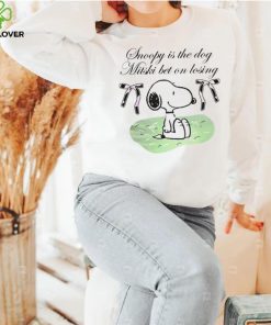 Snoopy Peanuts is the dog mitski bet on losing hoodie, sweater, longsleeve, shirt v-neck, t-shirt