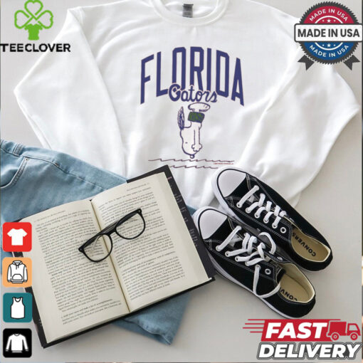 Snoopy Peanuts x Florida Gators Diving t shirt