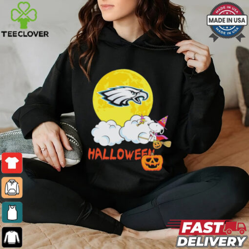 Snoopy Philadelphia Eagles NFL Halloween 2024 Shirt