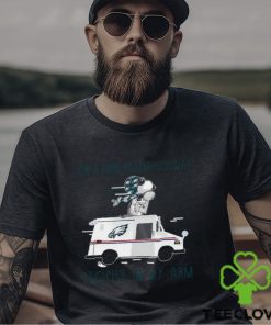 Snoopy Philadelphia Eagles on a dark desert highway trophy in my arm shirt