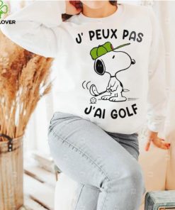 Snoopy Play Golf J, Peux Pas J’ai Golf Shirt