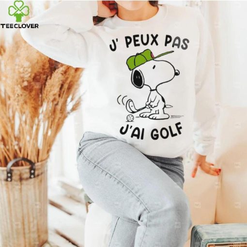 Snoopy Play Golf J, Peux Pas J’ai Golf Shirt