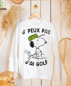 Snoopy Play Golf J, Peux Pas J’ai Golf Shirt