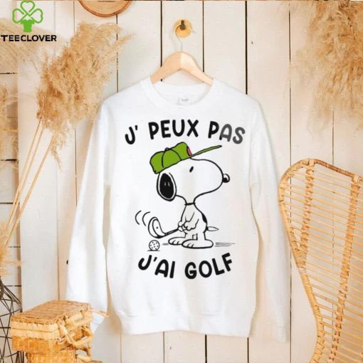 Snoopy Play Golf J, Peux Pas J’ai Golf Shirt