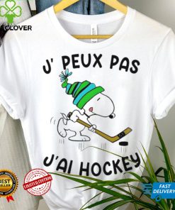 Snoopy Play Hockey J, Peux Pas J’ai Hockey Shirt