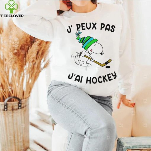 Snoopy Play Hockey J, Peux Pas J’ai Hockey Shirt