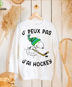 Snoopy Play Hockey J, Peux Pas J’ai Hockey Shirt