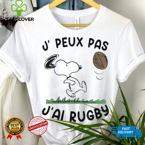 Snoopy Play Rugby J, Peux Pas J’ai Rugby Shirt