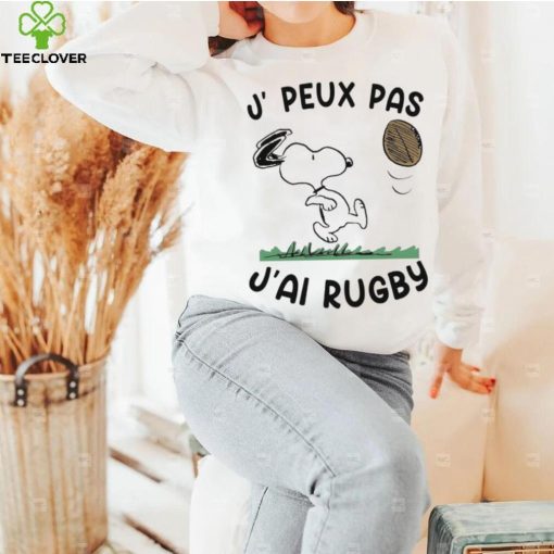 Snoopy Play Rugby J, Peux Pas J’ai Rugby Shirt