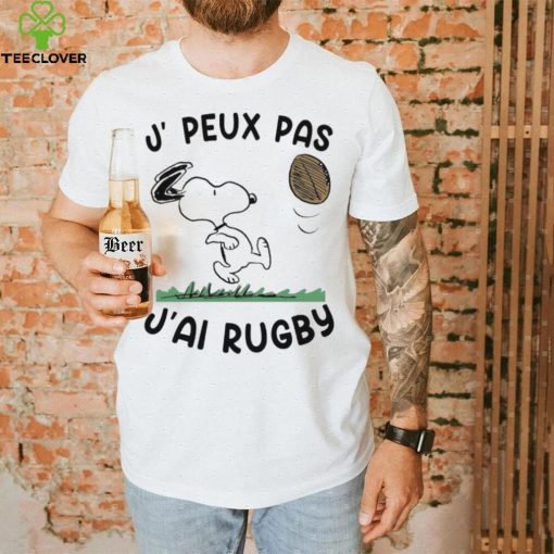 Snoopy Play Rugby J, Peux Pas J’ai Rugby Shirt