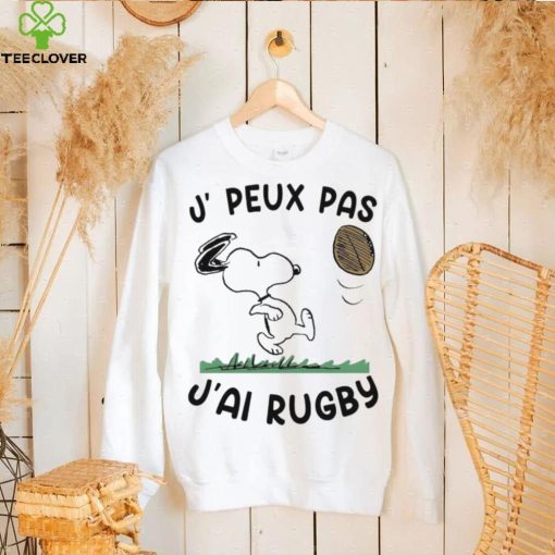 Snoopy Play Rugby J, Peux Pas J’ai Rugby Shirt