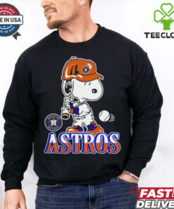Snoopy Playing Baseball Houston Astros shirt