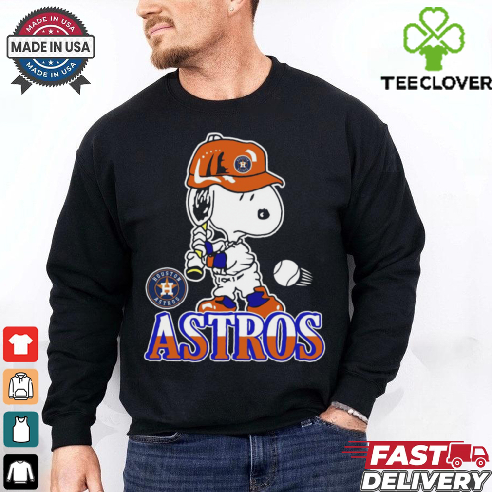 Snoopy Playing Baseball Houston Astros shirt Snoopy Playing Baseball Houston Astros shirt