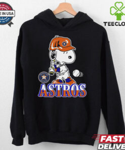 Snoopy Playing Baseball Houston Astros shirt