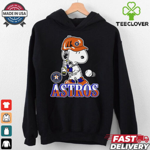 Snoopy Playing Baseball Houston Astros shirt