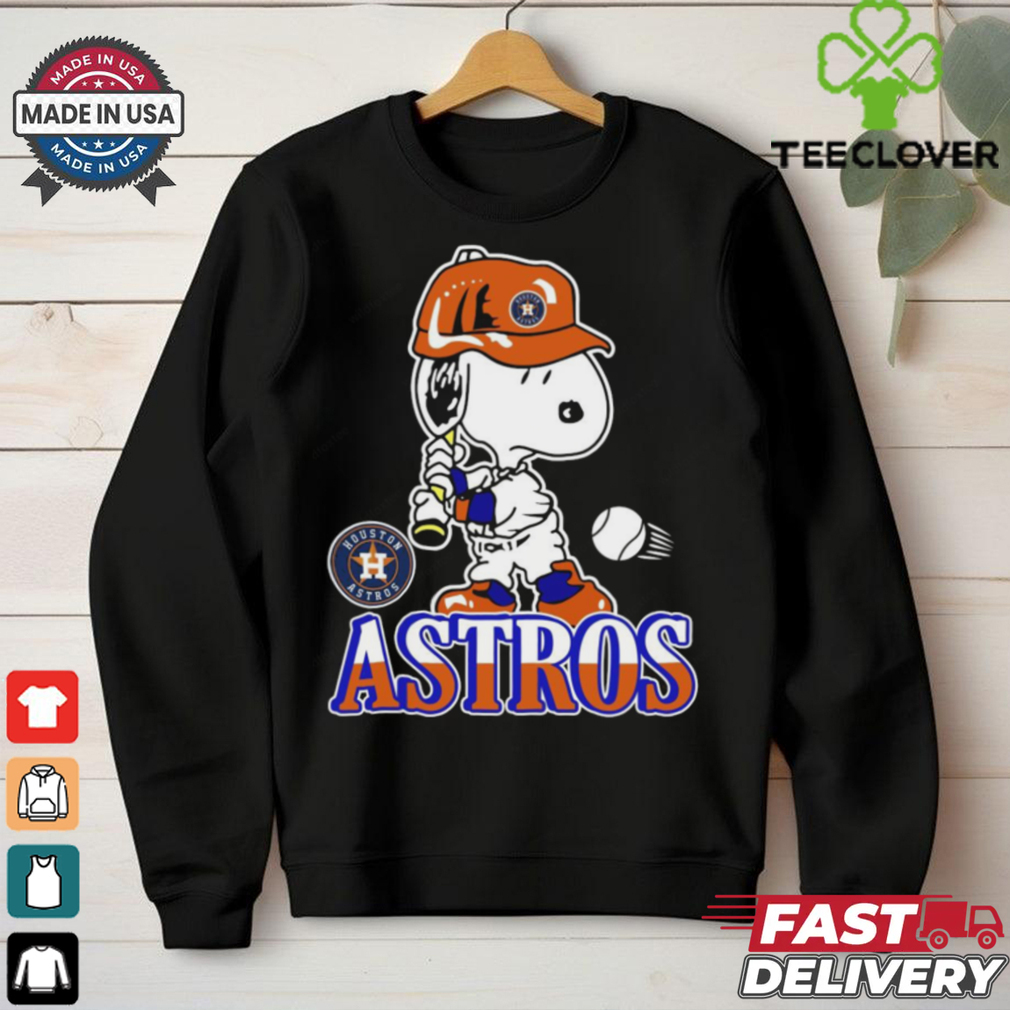 Snoopy Playing Baseball Houston Astros shirt Snoopy Playing Baseball Houston Astros shirt