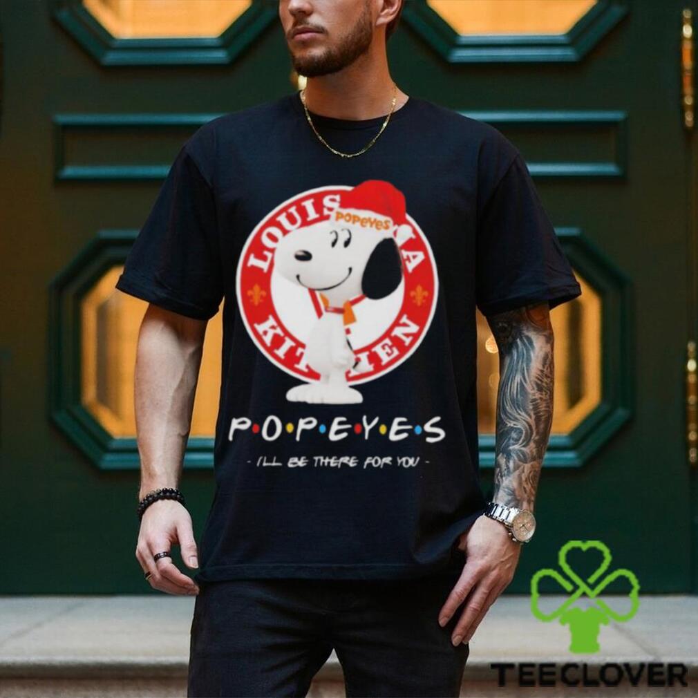 Snoopy Popeyes I’ll be there for you Christmas shirt