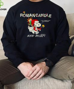 Snoopy Roman Candle good grief Christmas hoodie, sweater, longsleeve, shirt v-neck, t-shirt