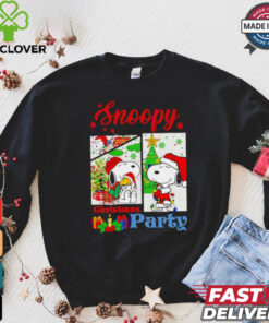 Snoopy Santa Christmas party shirt