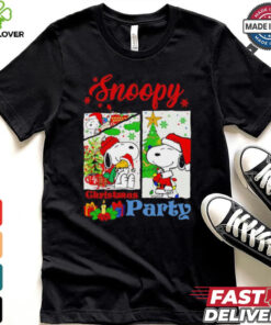 Snoopy Santa Christmas party shirt