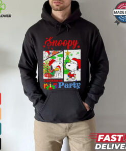 Snoopy Santa Christmas party shirt