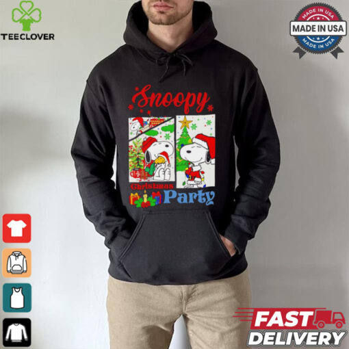 Snoopy Santa Christmas party shirt