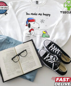 Snoopy Shirts Snoopy Christmas YOU MAKE ME HAPPY Unisex T Shirt