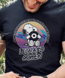 Snoopy Sometimes I Need To Be Alone And Listen To Leonard Cohen T Shirt 1 Snoopy Sometimes I Need To Be Alone And Listen To Leonard Cohen T Shirt