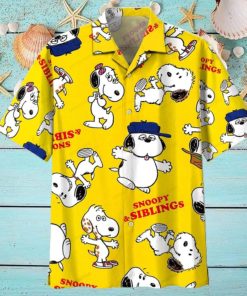 Snoopy Summer Time 020805 Beach Fashion Summer Fan Hot Design Figure Space Awesome Hawaiian Shirt