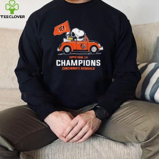 Snoopy Super Bowl Lvi Champions Cincinnati Bengals Shirt