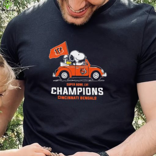 Snoopy Super Bowl Lvi Champions Cincinnati Bengals Shirt