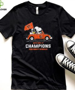 Snoopy Super Bowl Lvi Champions Cincinnati Bengals Shirt