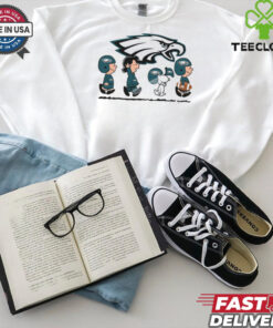 Snoopy Teams Abbey Road Philadelphia Eagles T Shirt
