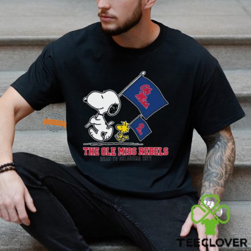 Snoopy The Ole Miss Rebels Road To Oklahoma City flag hoodie, sweater, longsleeve, shirt v-neck, t-shirt